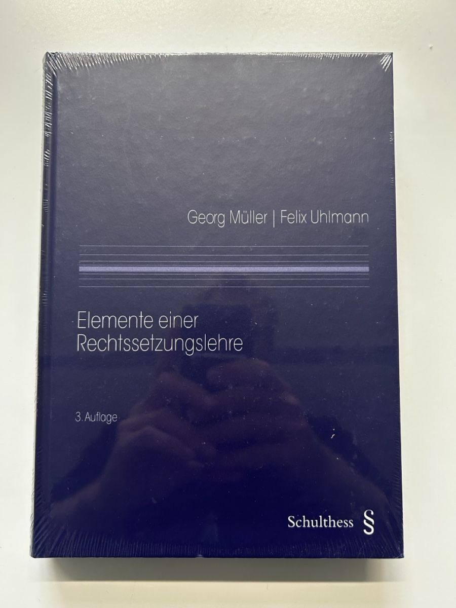 Livres: Elemente einer Rechtssetzungslehre 3. Aufl. – Neuf avec emballage d'origine à Zürich par niklassg