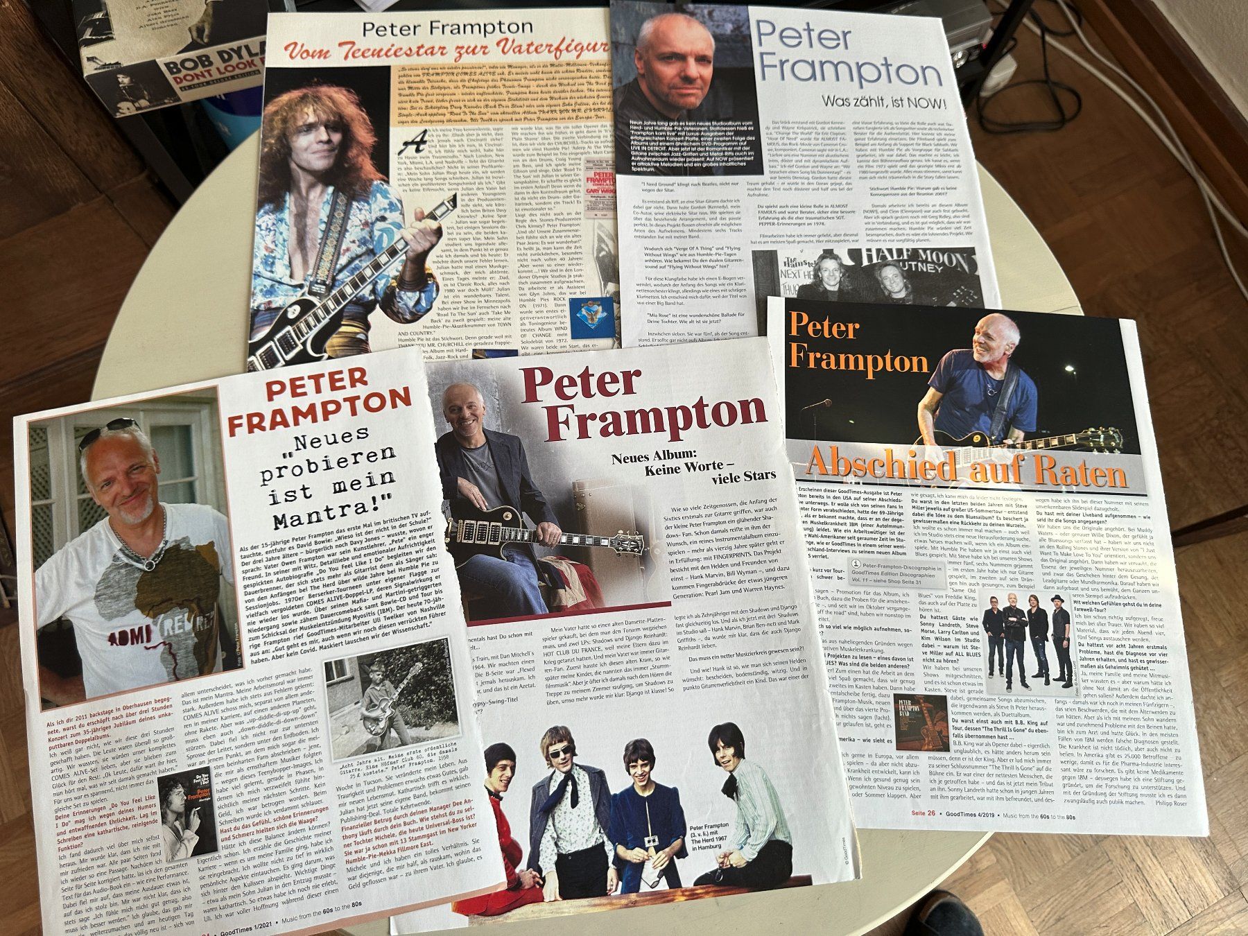 Zeitschriften & Magazine: PETER FRAMPTON HUMPLE PIE THE HERD grosse Bericht Sammlung – Gebraucht aus Basel von Partridge 2