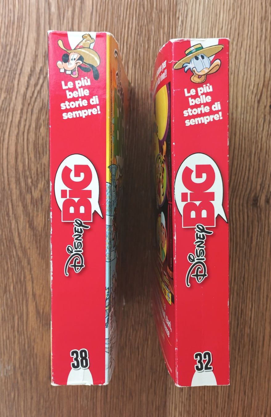 Fumetti: Disney BIG numeri 32 e 38 - Perfetti per collezione! – Usato da Ponte Capriasca venduto da pol_matt_GG 1