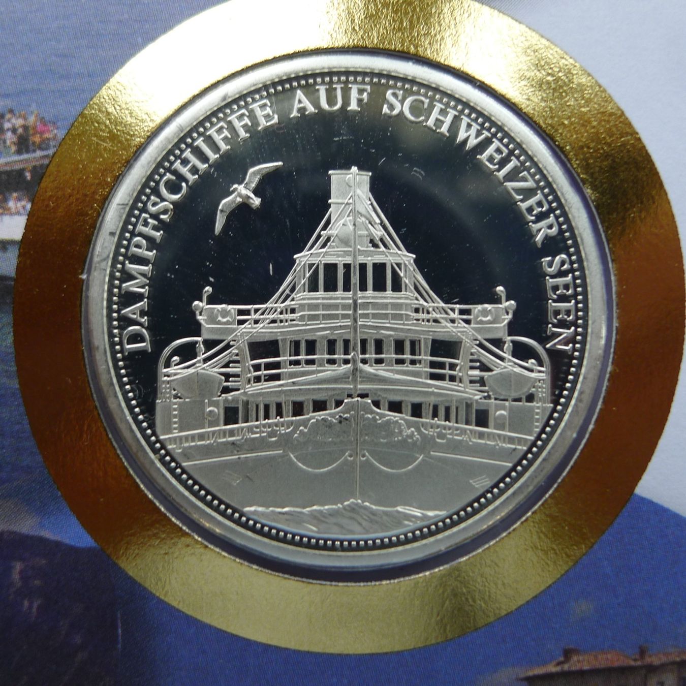 Medaillen: 2011 Numisbrief Dampfschiffe auf Schweizer Seen mit Medaille – Gebraucht aus Sursee von Luzernerraute 1
