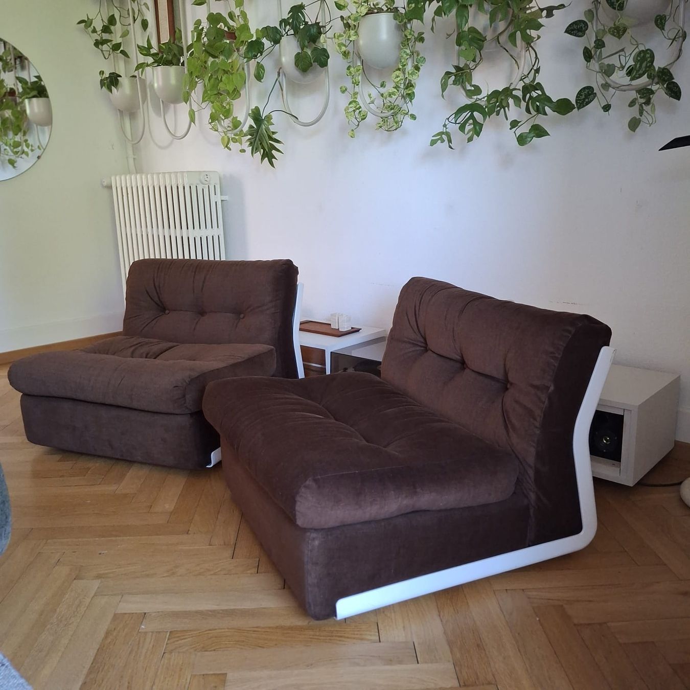 Sessel: Fauteuil Amanta modulaire C&B Mario Bellini, chauffeuse – Gebraucht aus Neuchâtel von Rochawood.rw
