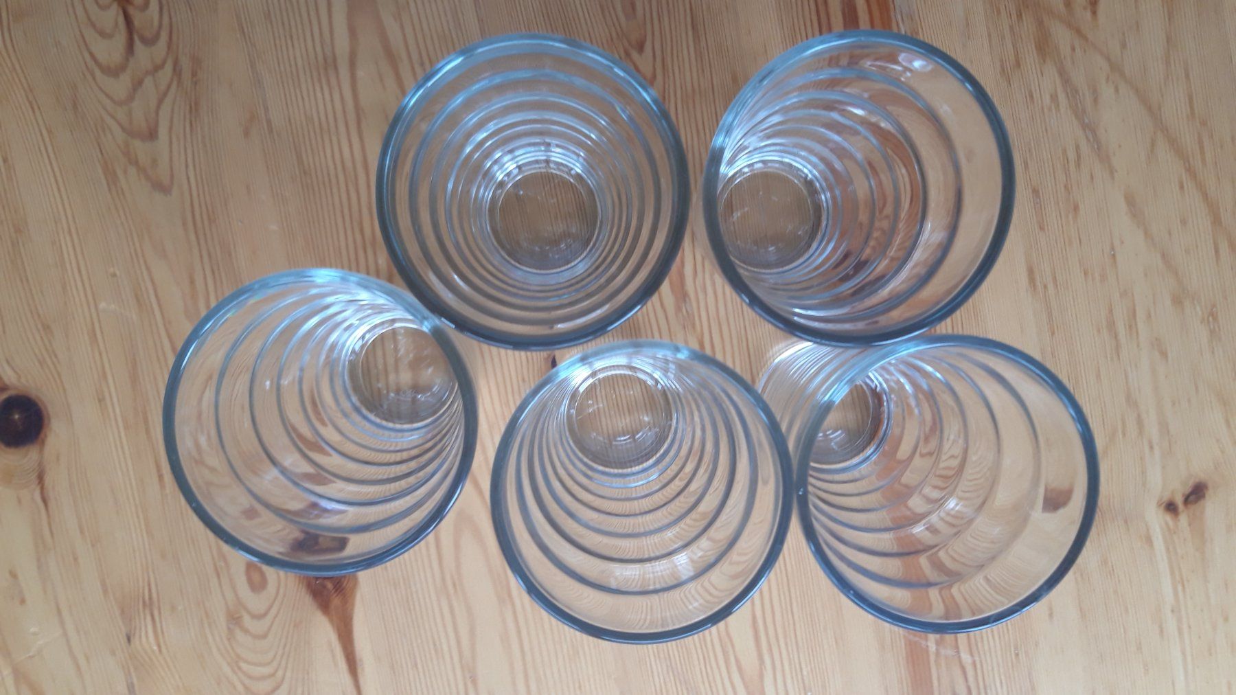 Gläser: 5 Verres à eau vintage en verre – Gebraucht aus Neuchâtel von marevecor 1