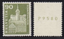 1964 Automatenmarke 90Rp.mit Nummer ** Postfrisch  SBK 28Fr.