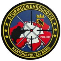 Kantonspolizei Bern - Sturmgewehrschütze Patch,Top mit Klett