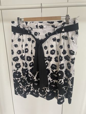 Sommerrock schwarz-weiss Gr. 40