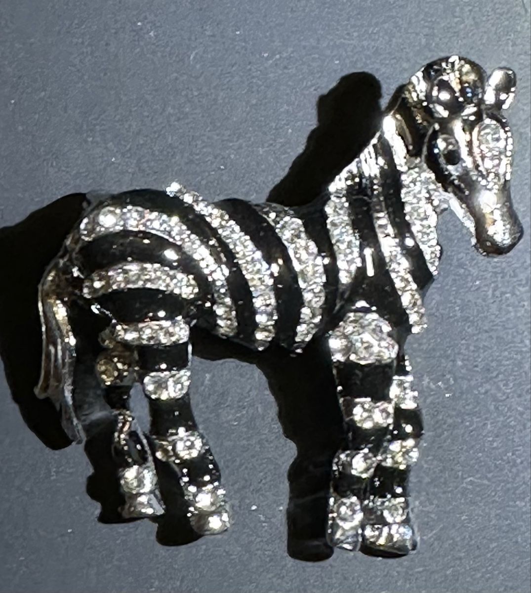 Spille & Fermagli: Brosche Zebra mit Strasssteinen – Nuovo (secondo la descrizione) da Trüllikon venduto da angela4444 2