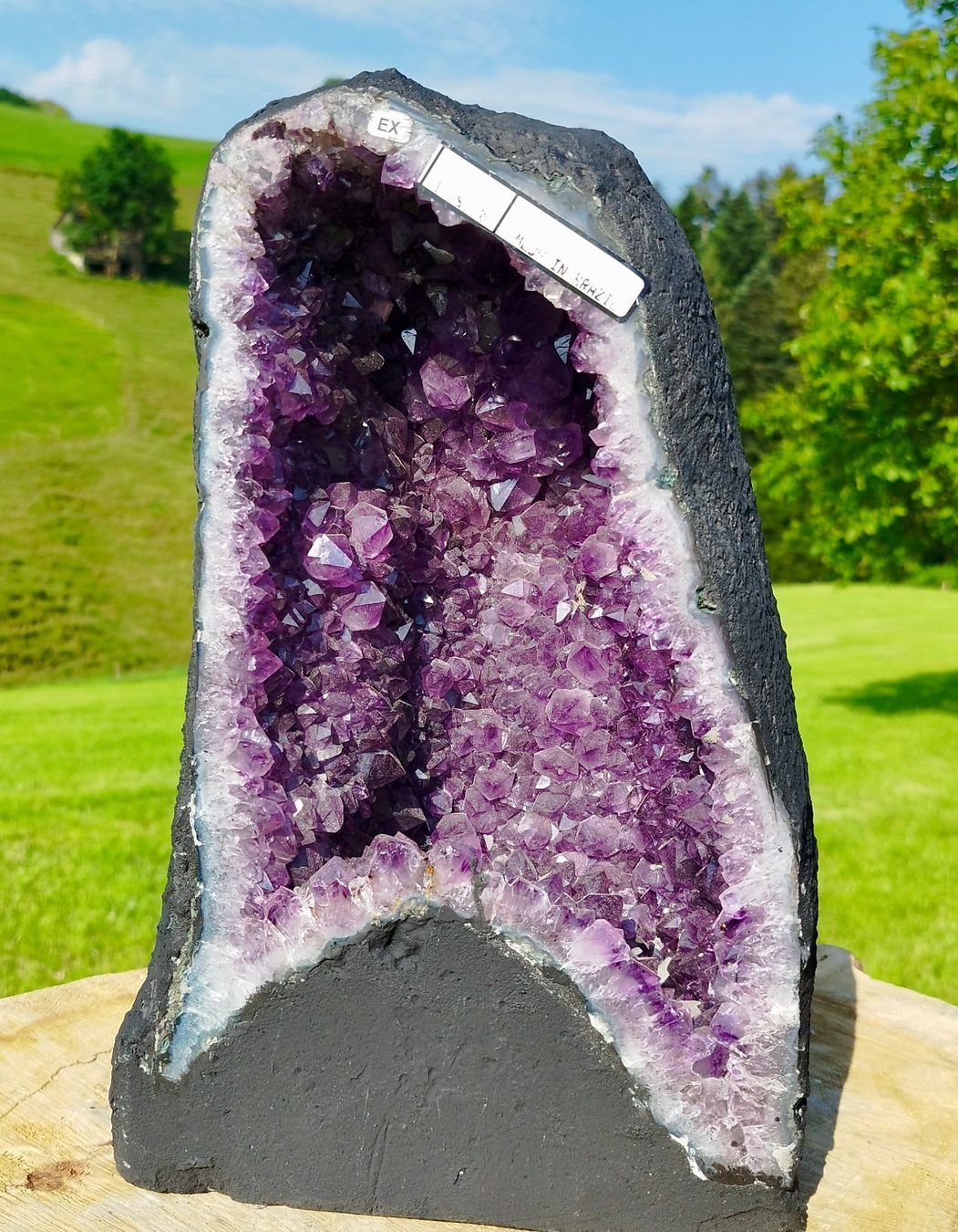 Mineralien & Heilsteine: Herrliche Amethystendruse mit einem Kräftigen violett – Neu (gemäss Beschreibung) aus Rheineck von