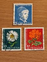 Timbres CH - Pro-Juventute 1963 (30.XI) N° 200L, 201L, 202L