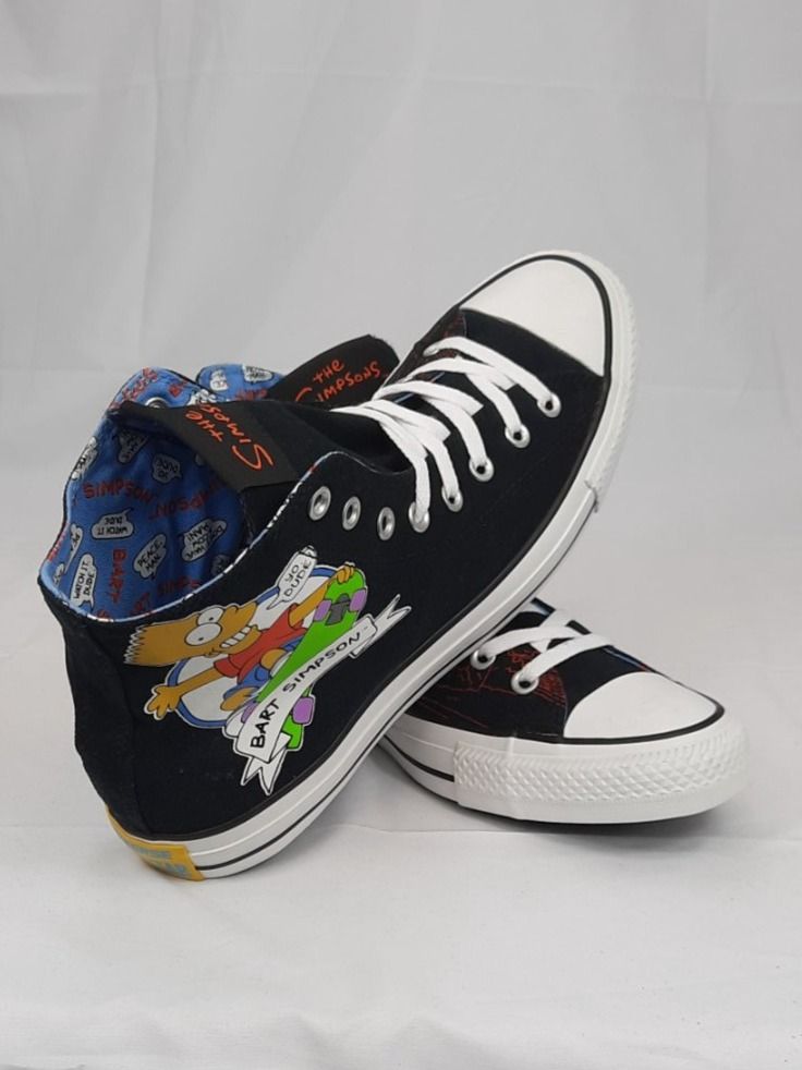 Converse Herrenschuhe: CONVERSE All Star Chuck Hi The Simpsons Bart Simpson Gr. 45 – Neu (gemäss Beschreibung) aus Seuzach von VT-Collections1 1