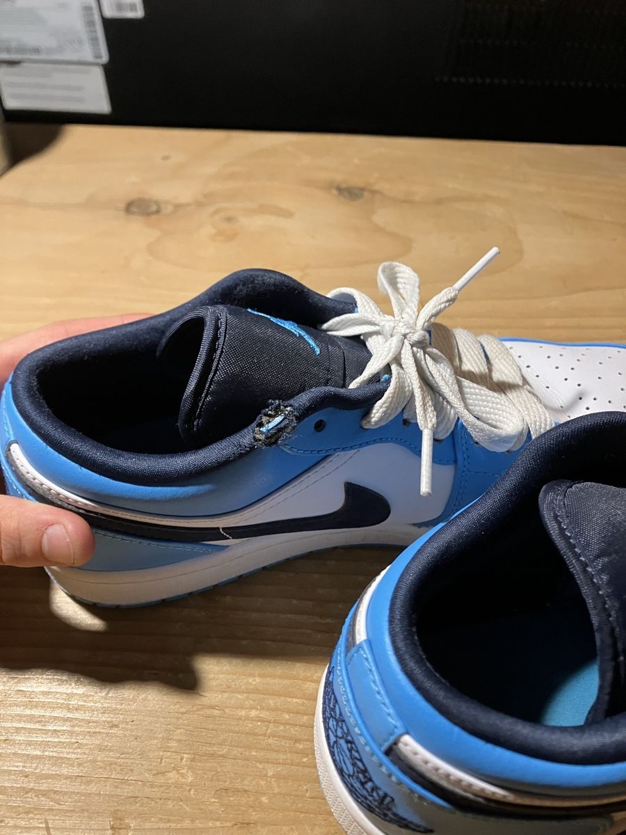 Chaussures hommes: Jordan 1 Low UNC 2021 gebraucht – D'occasion à Balgach par lor_28v2 4