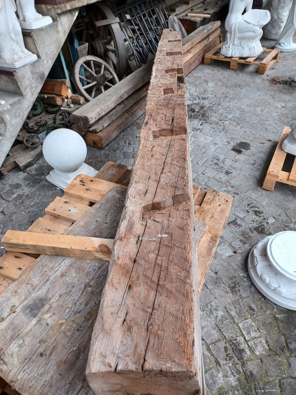 Holzartikel: Eichenholz-Balken – Gebraucht aus Wangen a.Aare von Schneckenparadies 1