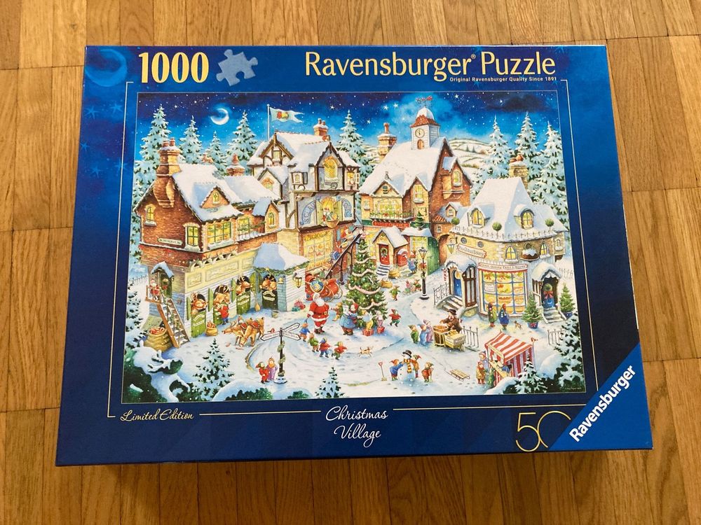 Weihnachtspuzzle 1000 Teile – Rockies Landschaft