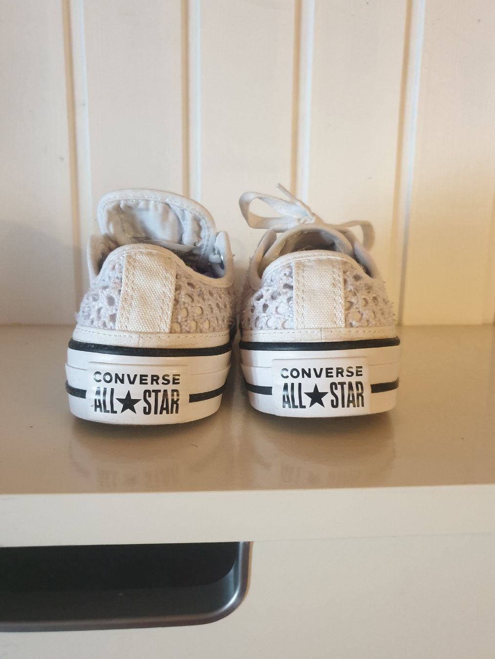 Converse Herrenschuhe: Baskets Converse All Star blanches ajourées taille 37.5 – Gebraucht aus Rennaz von nunofilipe13 1
