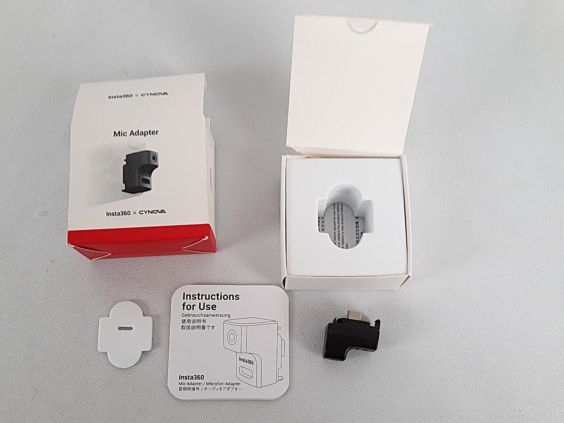 Insta360 Laufwerke & Adapter: INSTA360 X CYNOVA Ace Pro 2 Mic Adapter – Neu (gemäss Beschreibung) aus Beinwil am See von Restwert_Beinwil