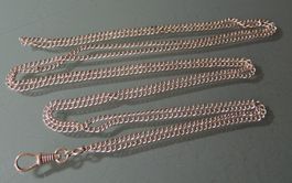 Vergoldete Silber 800 Uhrenkette