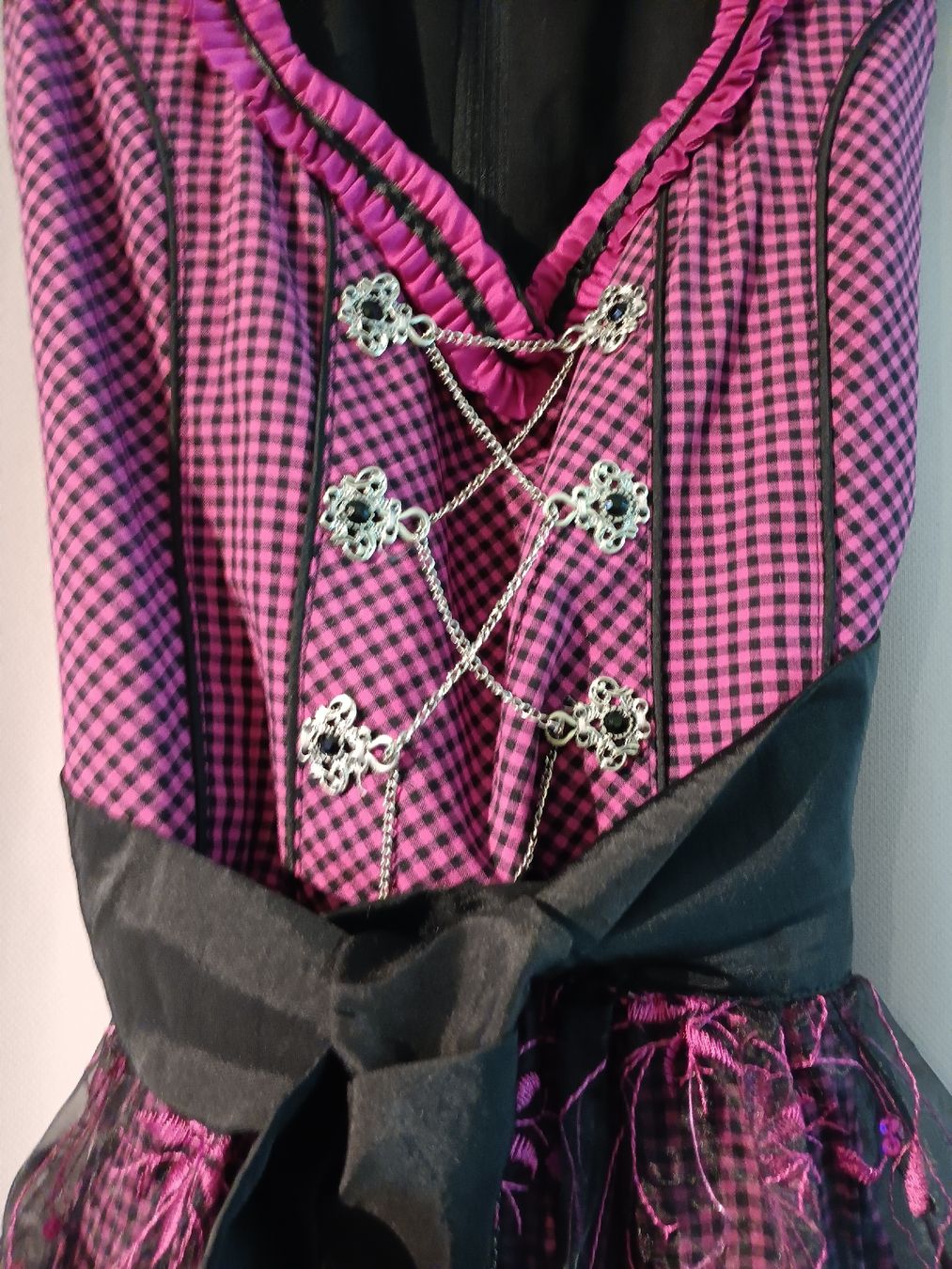 Costumes: Dirndl / Tracht rosa - Fuchs, Grösse 42 – Neuf (Voir description) à Meilen par Stella1805 3