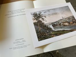 Original Kunstmappe „Ansicht der Stadt Bern“