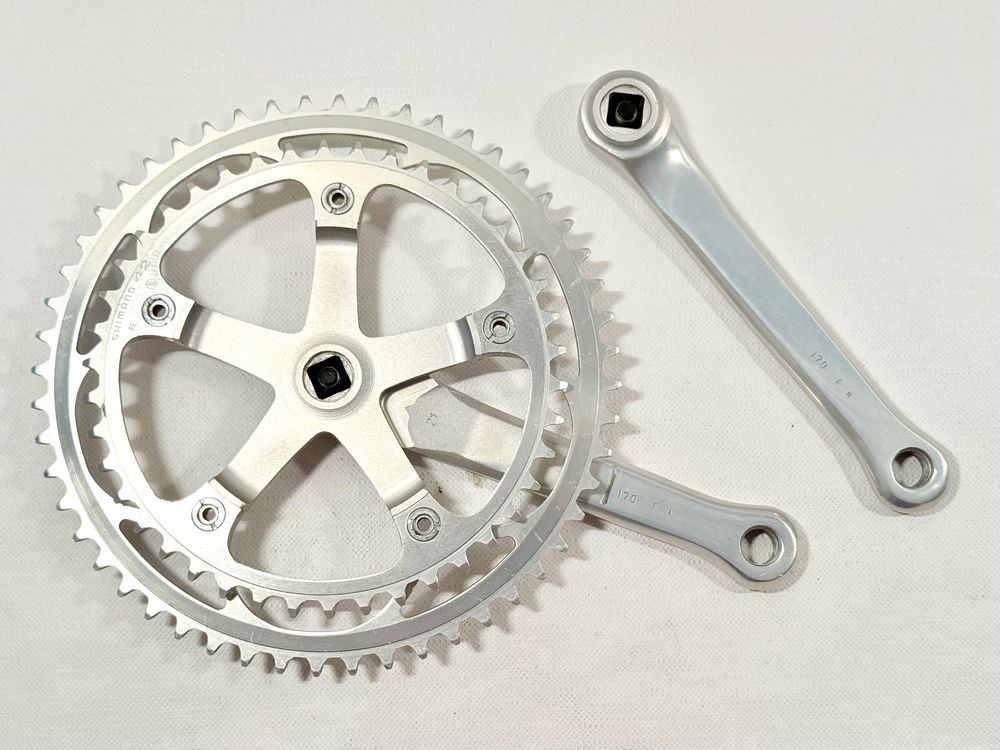 Vélo Course Shimano Dura Ace GA 200 1ère Génération 170 Mm 52/42 T 6 Vitesses