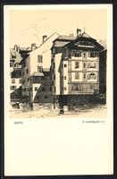 Künstler-AK Luzern, Alt-Luzern, Zöpfli