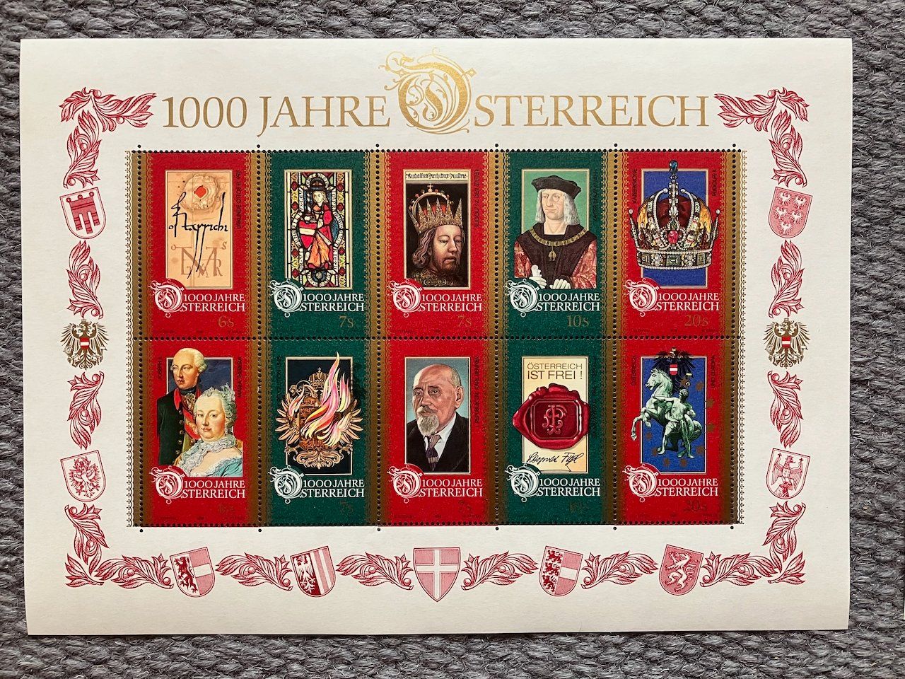 Tutti i francobolli: Österreich 1996 Block 12 2x postfrisch – Usato da Nesslau venduto da zueri6