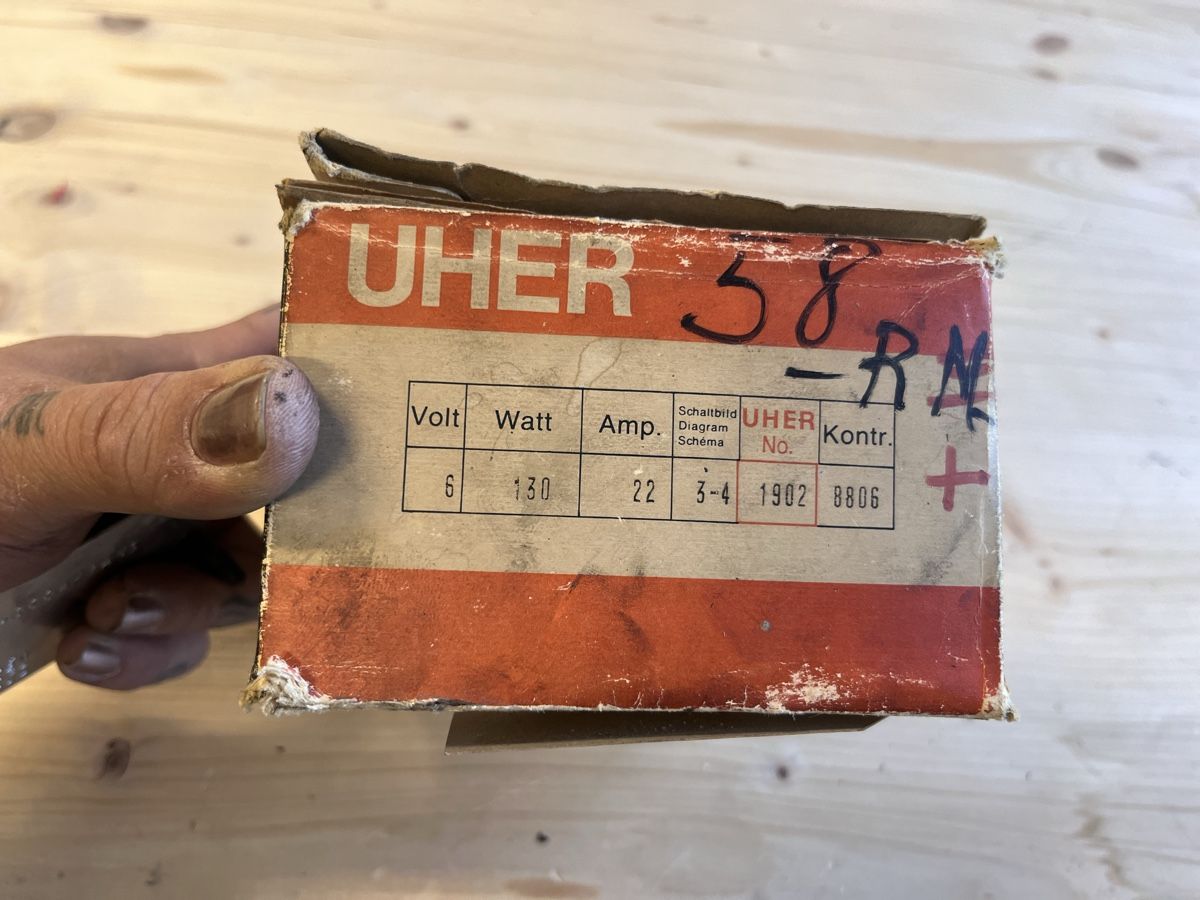 Tutti pezzi di ricambio auto: Régulateur Uher 6v/130w/22a – Nuovo e nell'imballaggio originale da Lausanne venduto da kamikazy 1