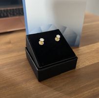 Solitärohrstecker 18 Karat Gelbgold 0,70 Karat Brillanten