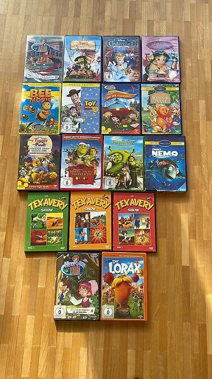Alle DVDs: DVD für Kinder, Set mit 17 Stk – Gebraucht aus Winterthur von Lini08