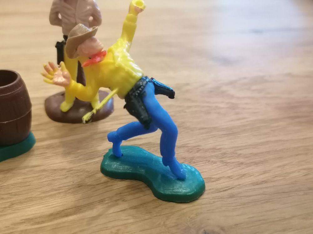 Hong Kong Plastik Figuren Cowboys - Ähnlich Timpo 3