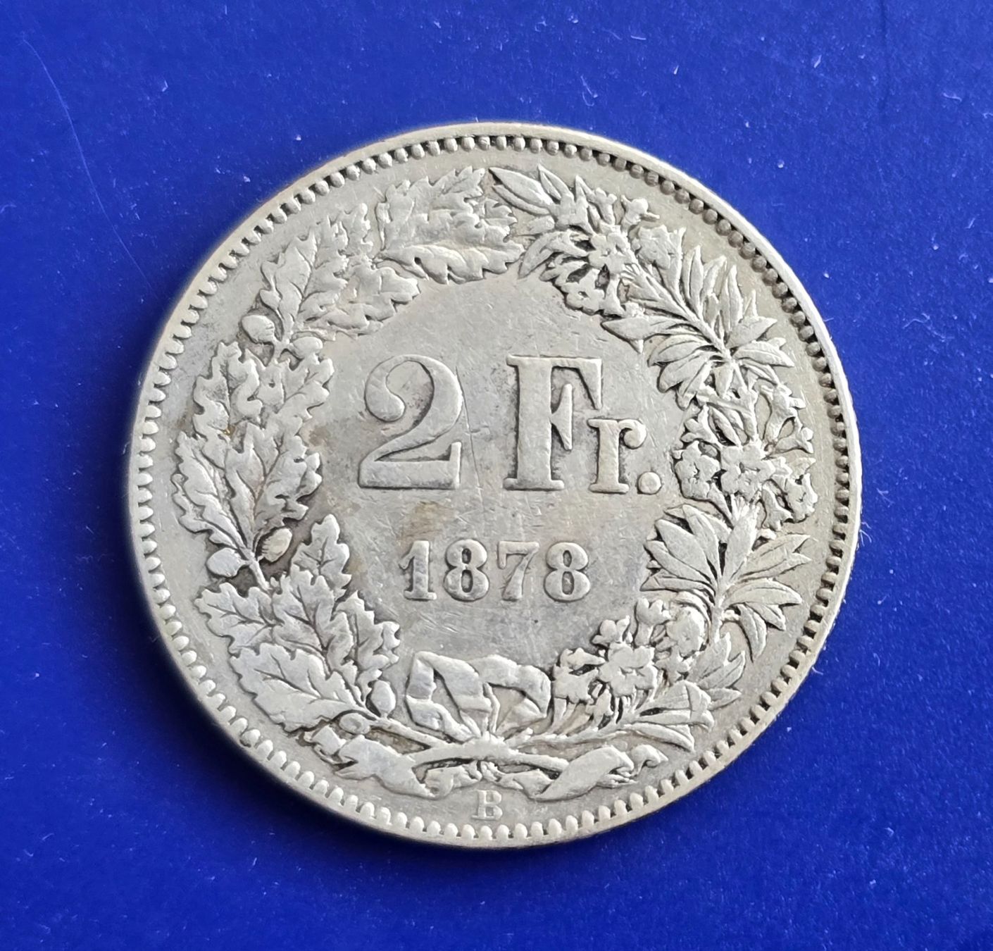 Tutti le monete: Silber Schweiz 2 Fr. 1878 – Usato da Winterthur venduto da Cruiser3