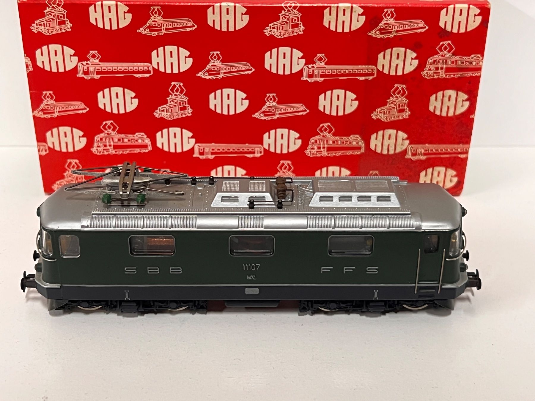 Hag Modellini di ferrovie: HAG Re 4/4|| SBB NR.160  Wechselstrom H0 – Usato da Geroldswil venduto da TopTrain54 4