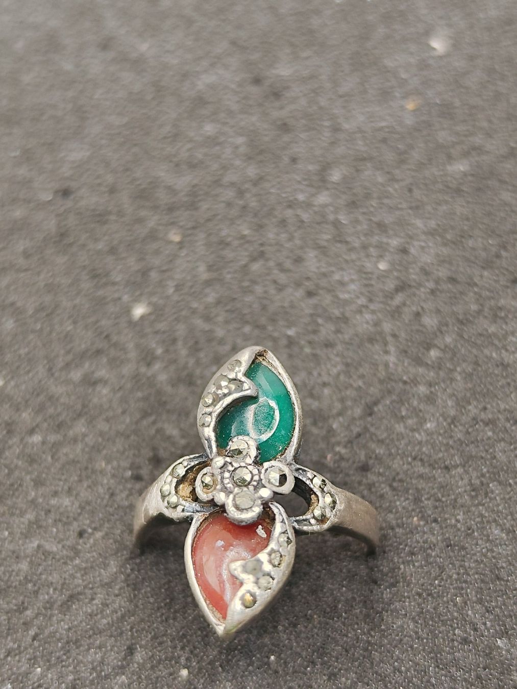 Bagues: Vintage 925er Silber Ring mit schmucksteine Top – D'occasion à Steffisburg par mat_8s7d