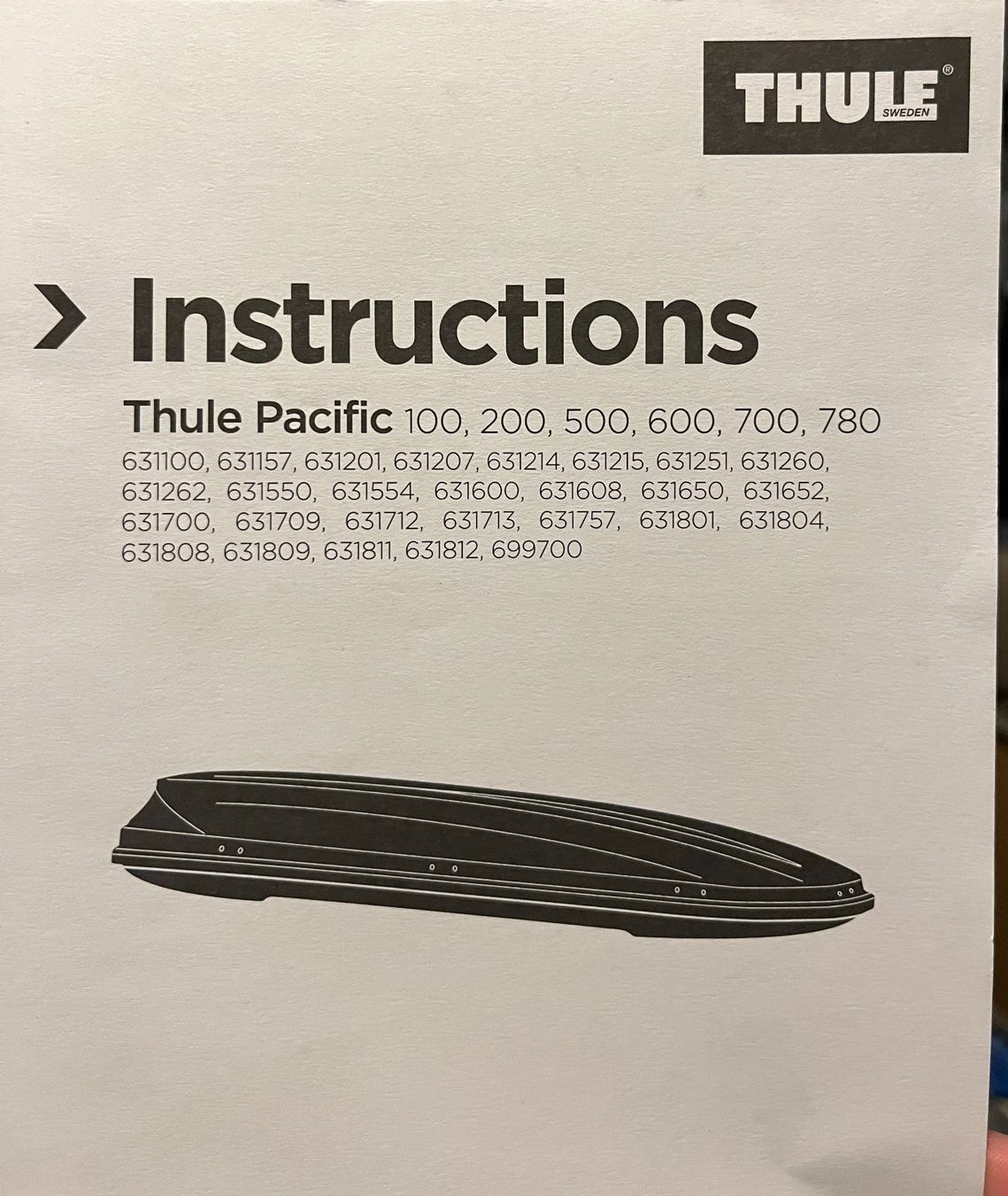 Thule Dachboxen: Thule Pacific L 780 mit Evo Wing Bar – Gebraucht aus Muri b. Bern von dri_5tc8 5
