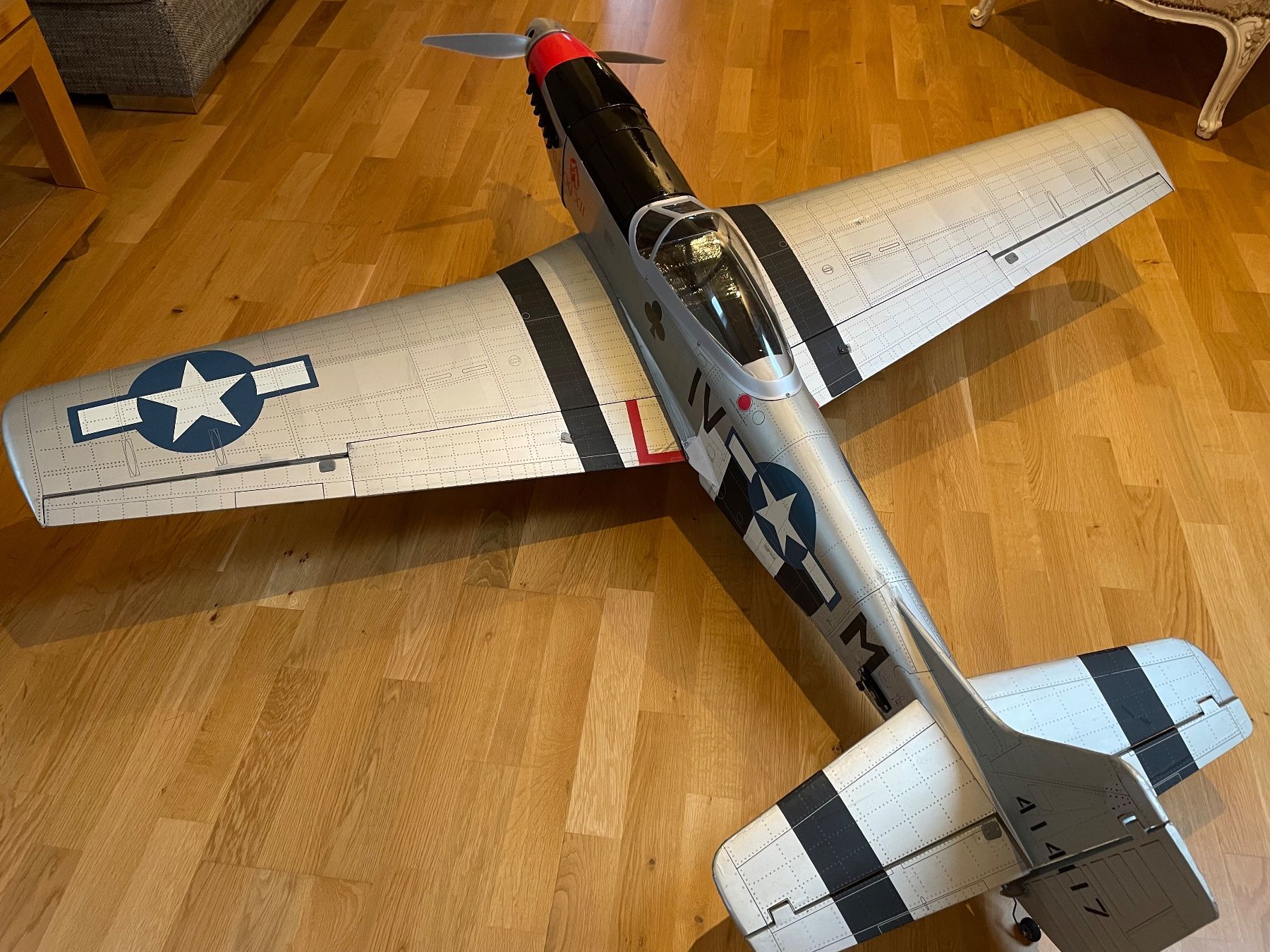 Kyosho Modellismo RC: Mustang P51 Kyosho Spw.1820 – Usato da Neftenbach venduto da CURRAT1 2