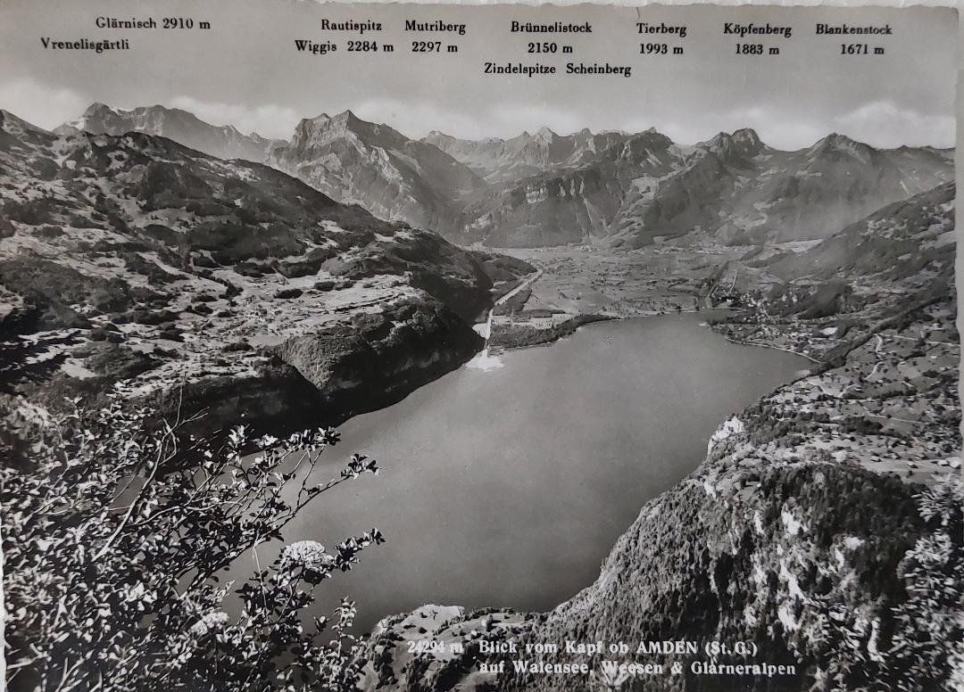 Cartoline postali: AMDEN - Blick vom Kapf - 1963 – Usato da Delémont venduto da Domdom1