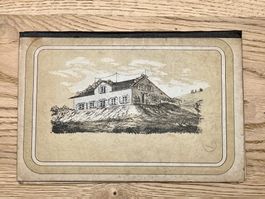 PANORAMA VOM HOHEN KASTEN Original August Hösli um 1880