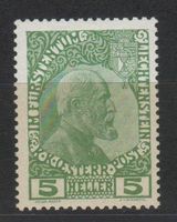 Fürstentum Liechtenstein 1912 Nr.1x * Katalogwert: 60.00 CHF
