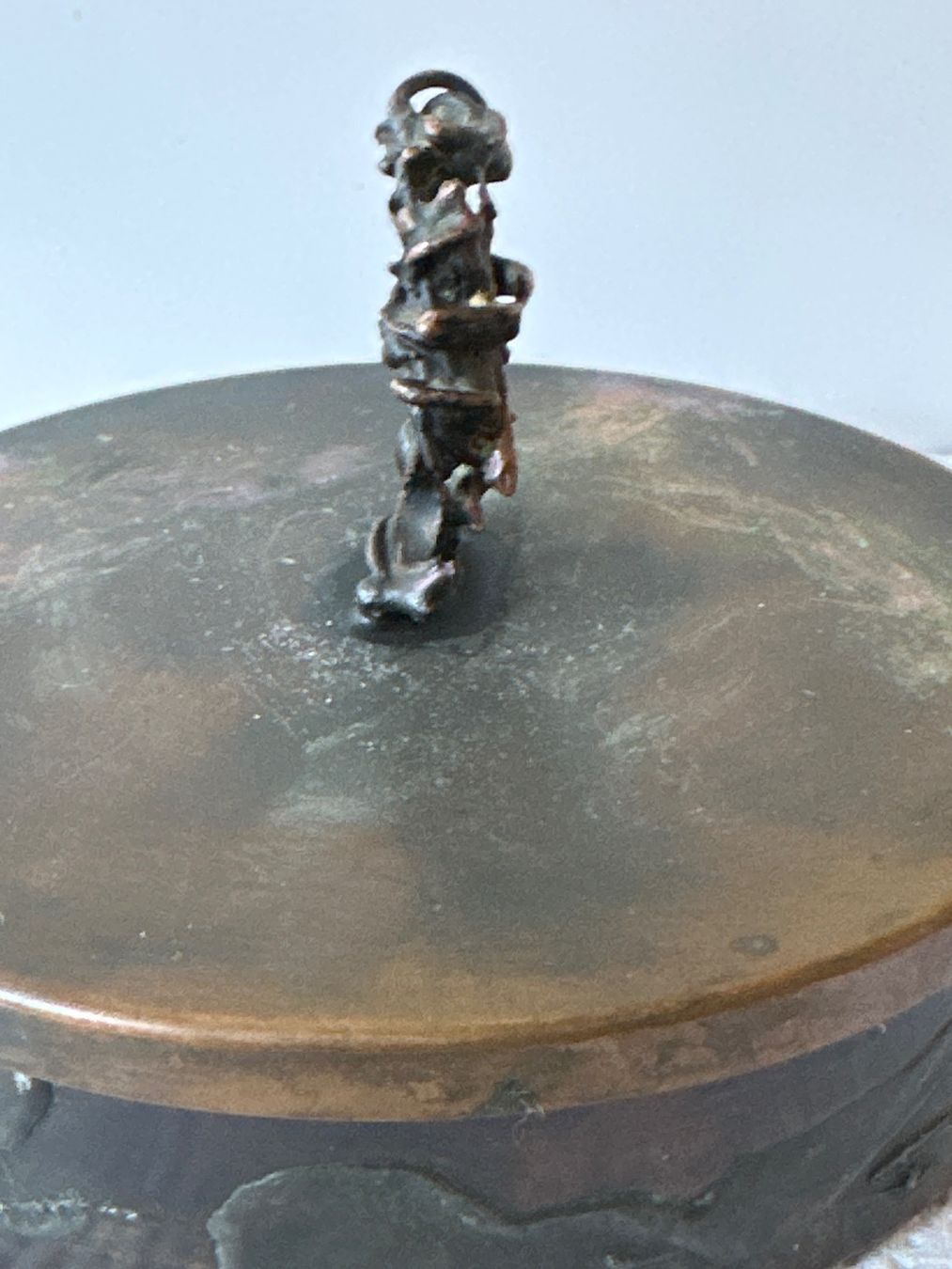 Sculture & Statue: Kunstvoll Kupfer-Dose aus Israel – Usato da Zürich venduto da Chaeffeler 6
