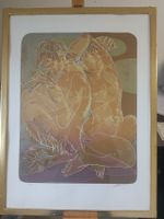 Hans Erni - handsignierte Lithographie gerahmt m. Zertifikat