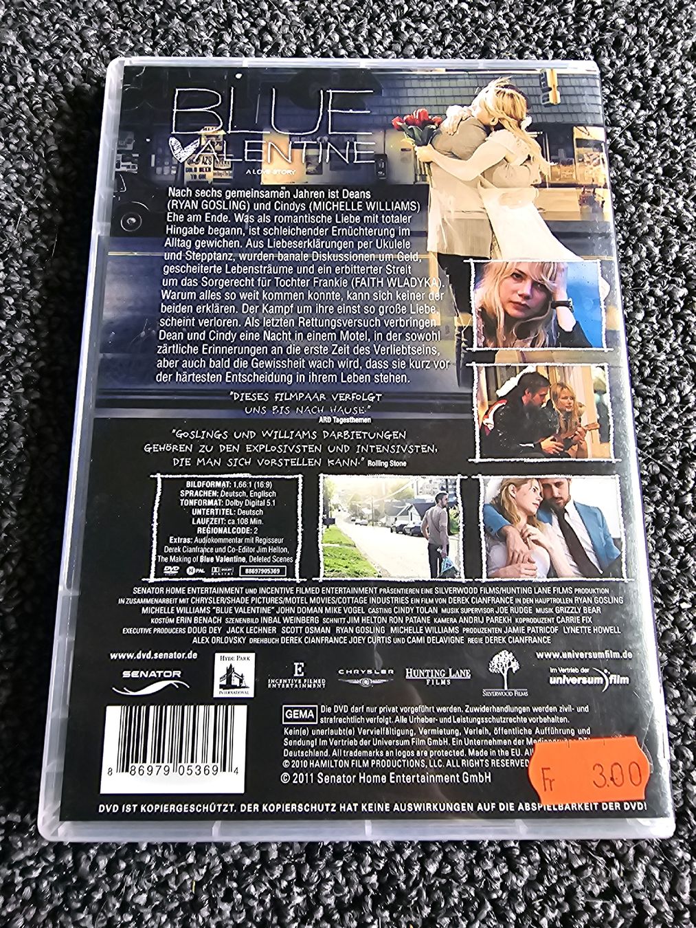 Tutti i DVDs: Blue Valentine (20626) – Usato da Ruswil venduto da jan_bxl5 1
