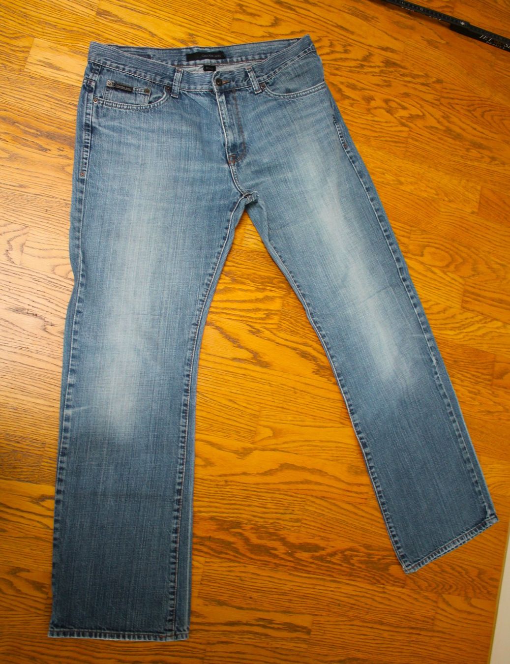 Calvin Klein Jeans: Calvin Klein Jeans Bootcut Grösse 34 hellblau – Gebraucht aus Hüttwilen von pinti55