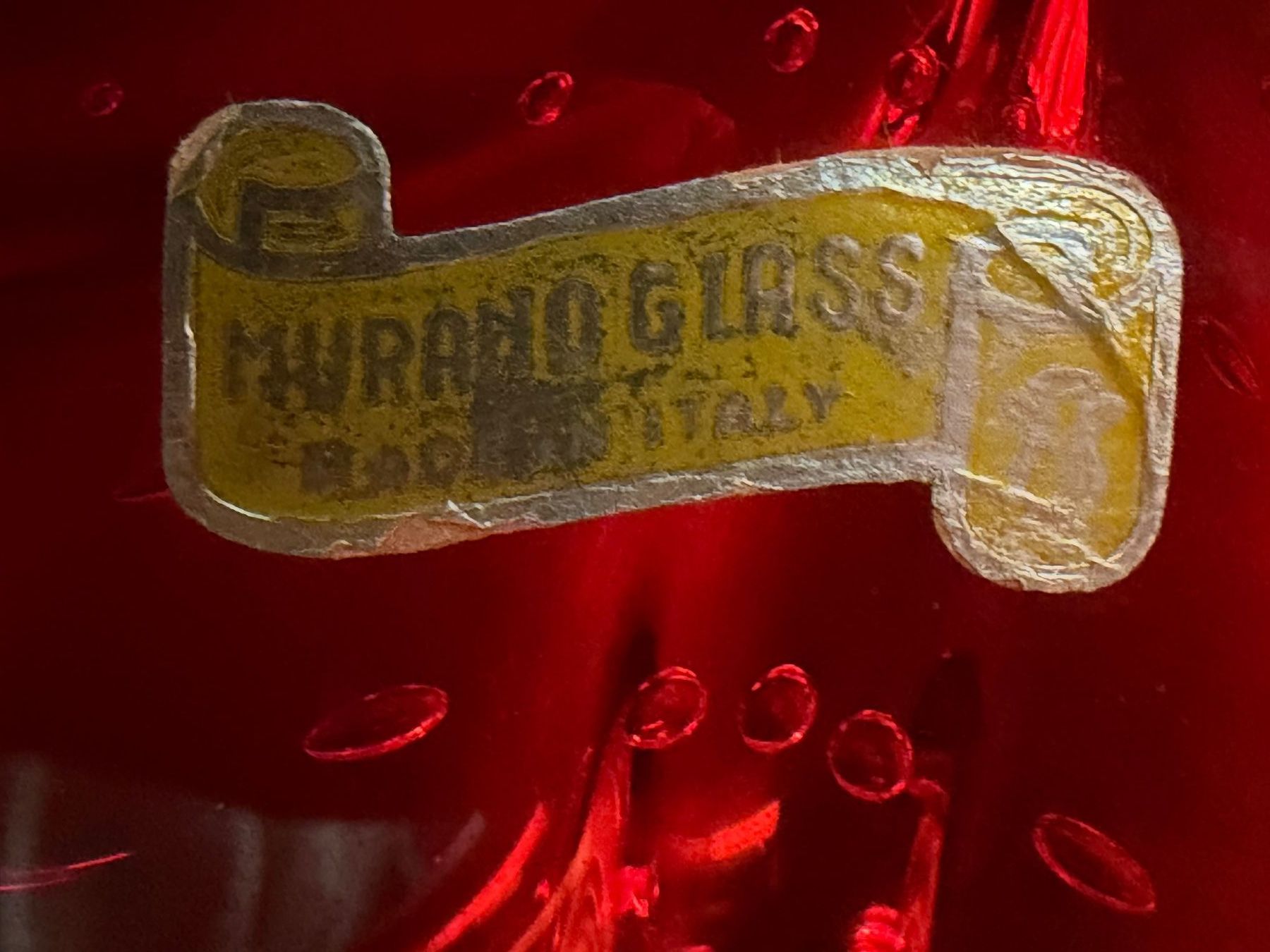 Murano Ciotole: MURANO URANGLASSCHALE VINTAGE - EINFACH EIN TRAUM..... – Usato da Matzingen venduto da Puhbaerli 9