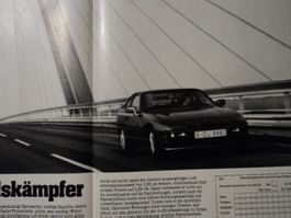 Prospekt Werbung Porsche 924 Turbo 1980