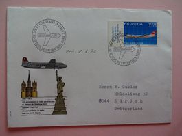 Swissair 25 years Genève-New York