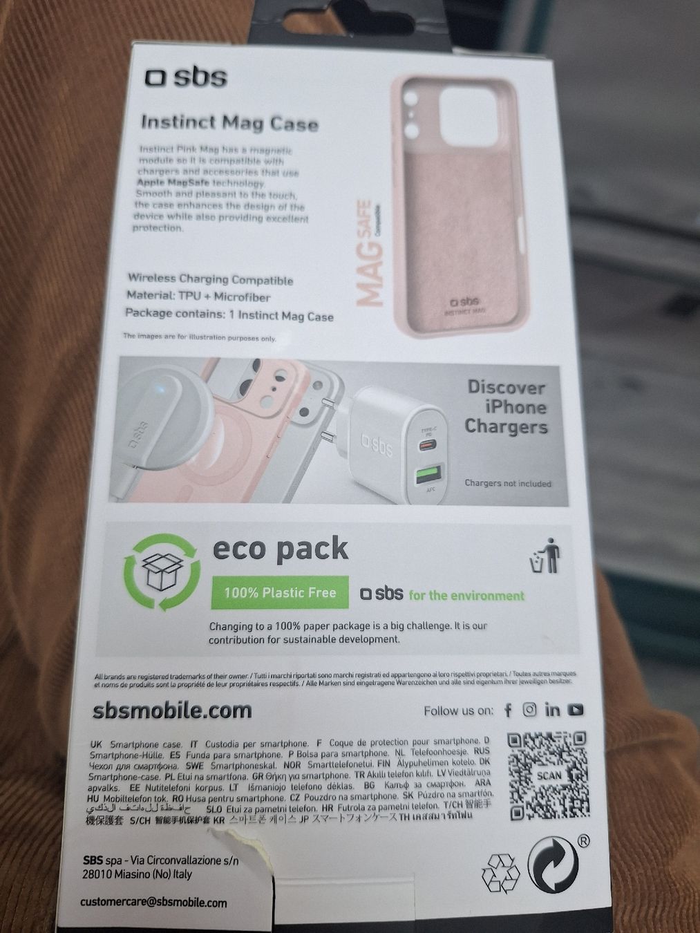 Coque iPhone 17 Pro SBS MagSafe Instinct Rose Poudré (Neuf avec — free download