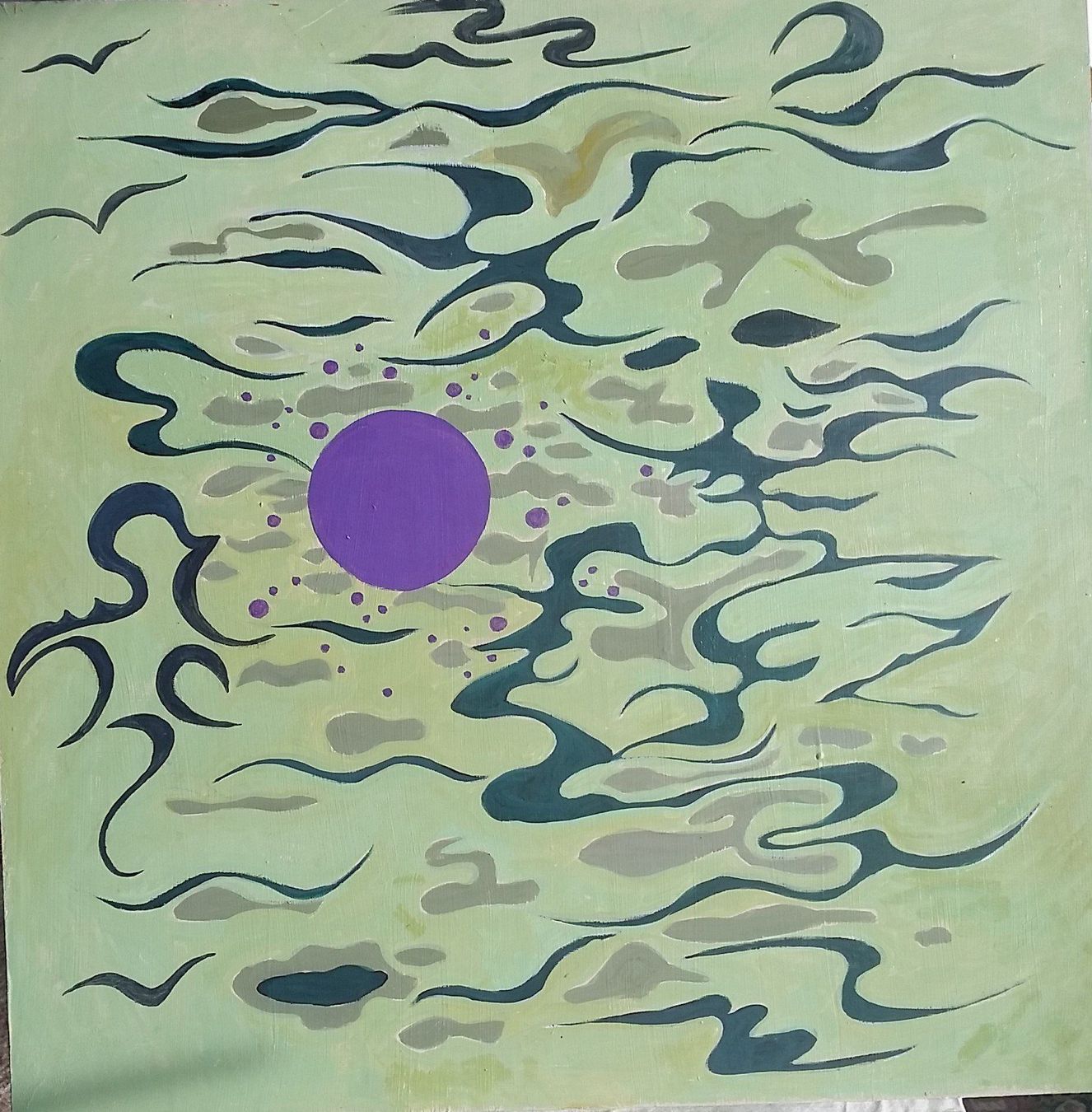 Dipinti: Gemälde Acryl; 70x70 – Usato da Herrliberg venduto da AlexandraBopp
