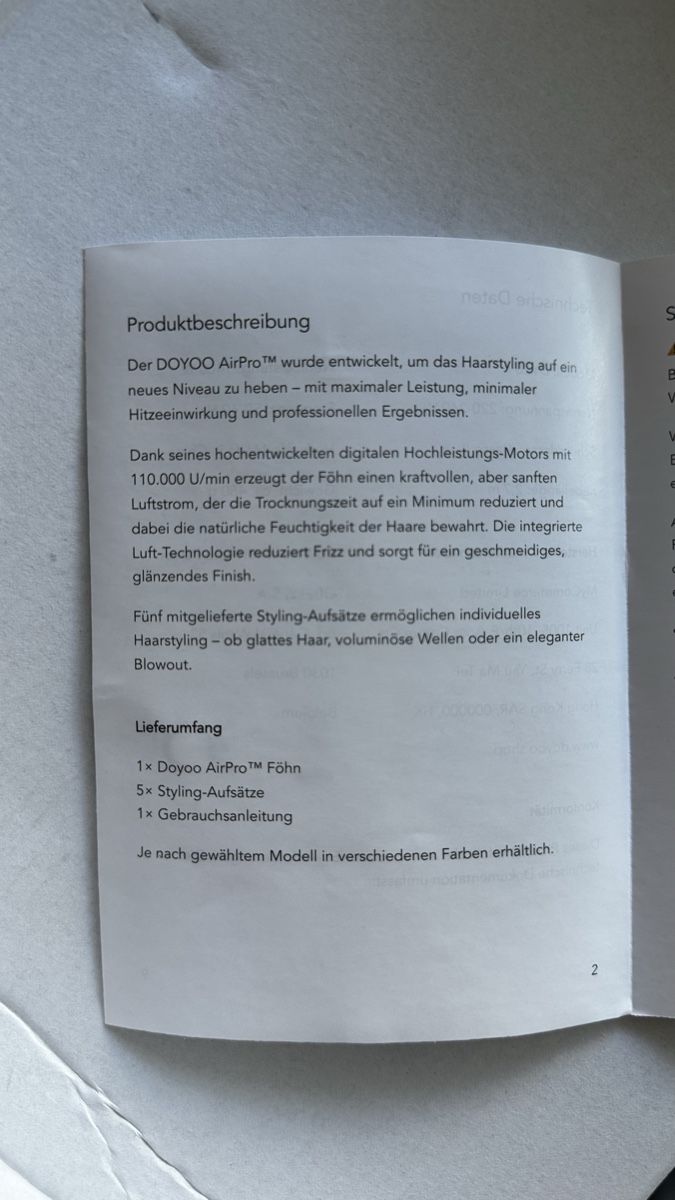 Sèche-cheveux: Doyoo AirPro 5in1 Multi-Haartrockner neu – Neuf (Voir description) à Luzern par ida_hv2y 6