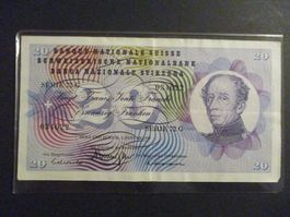 Billet 20.- Fr
