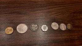 K..108 R) Altes Münzen Set Schilling etc.