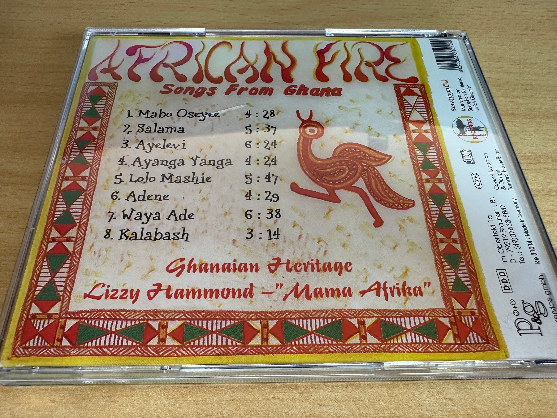 CDs: Lizzy Hammond – African Fire – D'occasion à Rikon im Tösstal par Alpenmutz 1