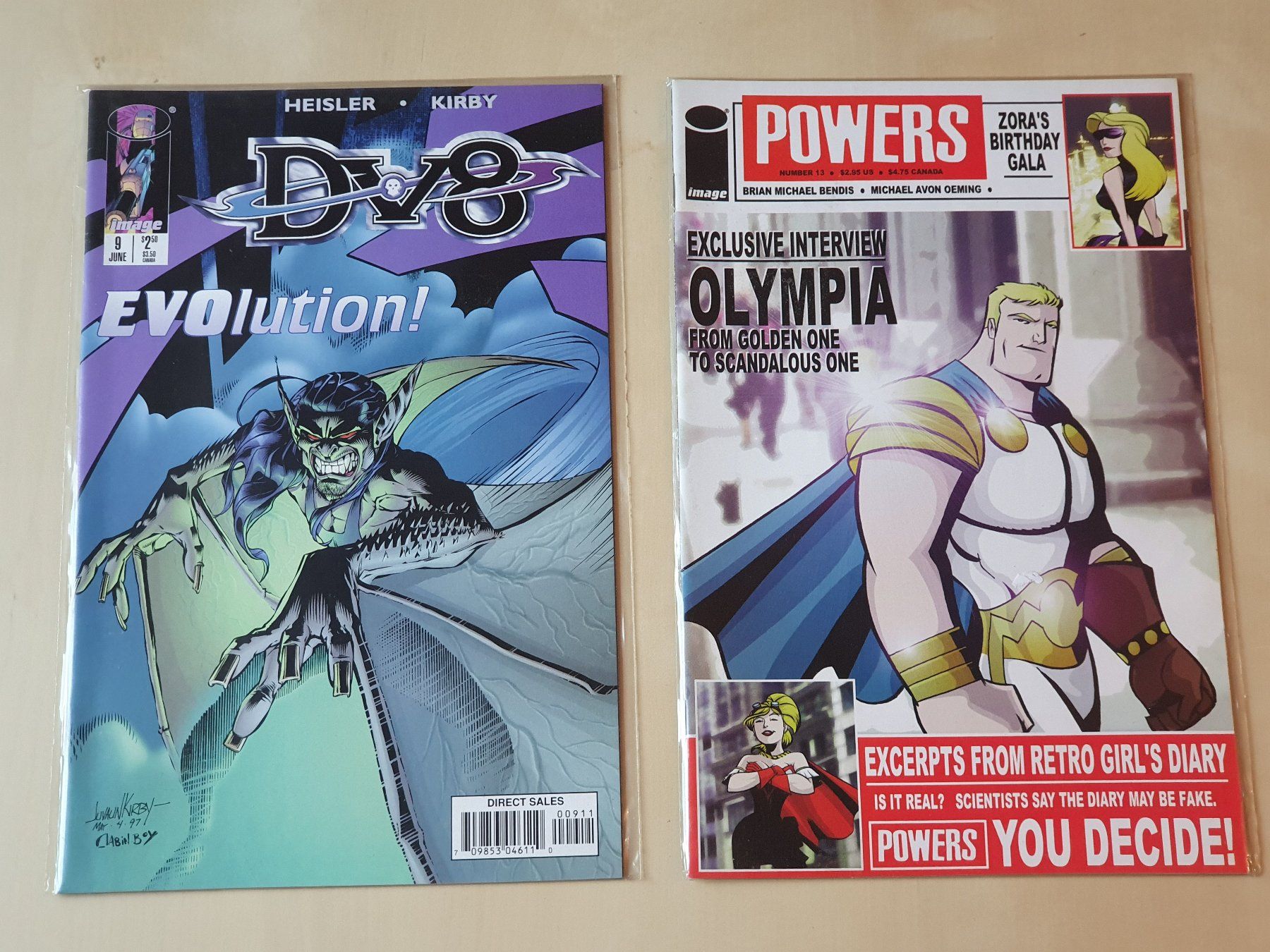Fumetti: Comic Sammlung Englisch Spawn Powers DV8 Carvers Torso ..... – Usato da Stansstad venduto da collectorsshop 4
